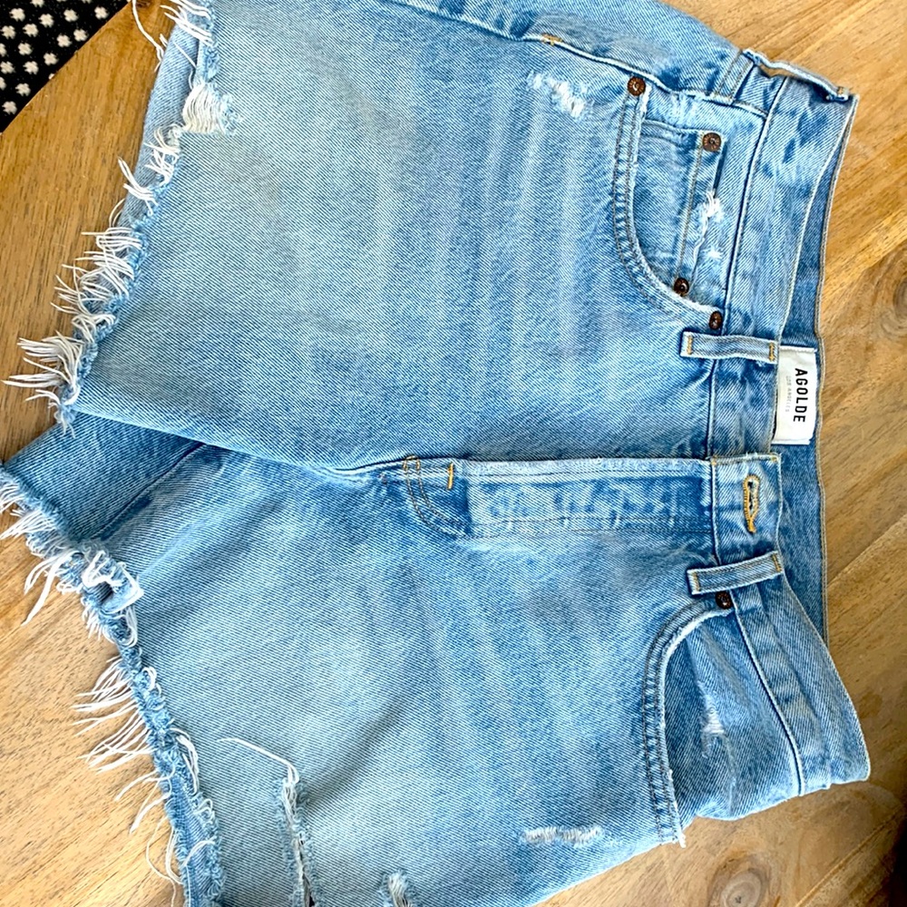 Agolde Parker Jean Shorts Long Swapmeet